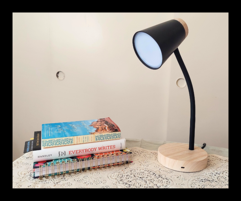 My Desk Lamp – an Essential for Zoom Calls!