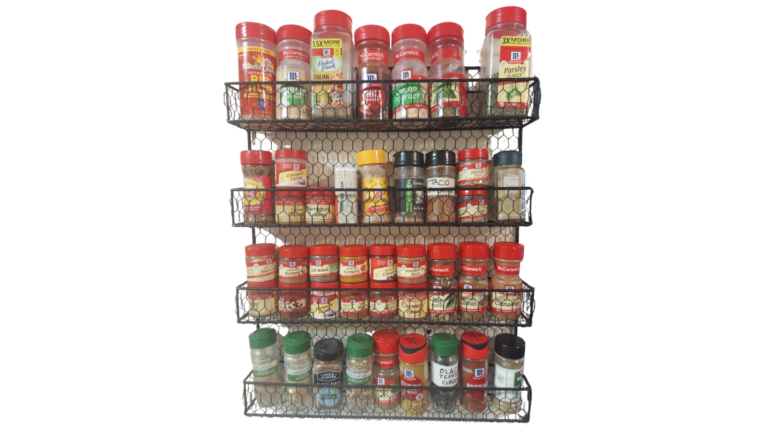 My Chicken Wire Spice Rack