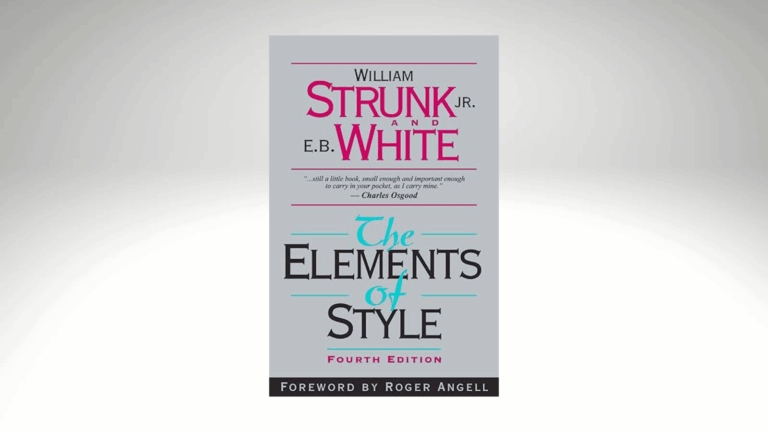 BOOKS: The Elements of Style