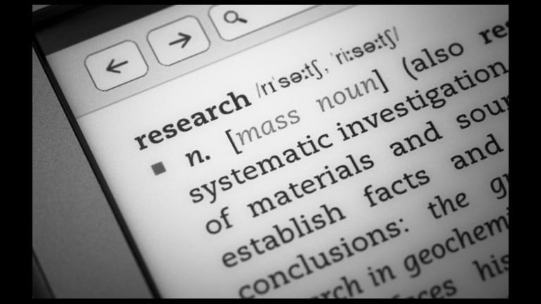 Research … Don’t Skip This Step!